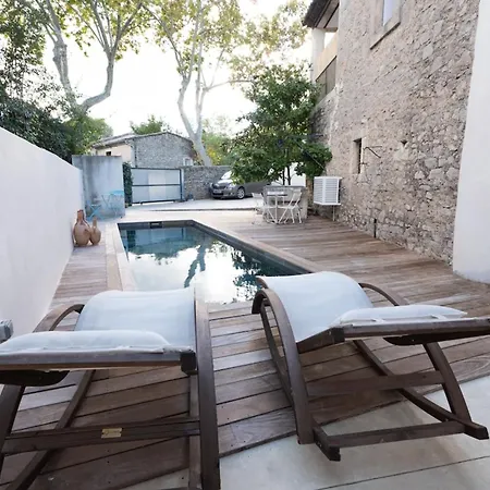 Bardelours 1 Charming House With Swimming Pool In The Heart Of The Pic Sa Saint-Bauzille-de-Montmel