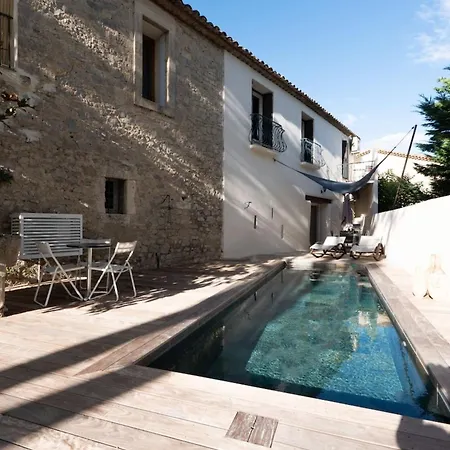 Bardelours 1 Charming House With Swimming Pool In The Heart Of The Pic Sa Casa de Férias Saint-Bauzille-de-Montmel